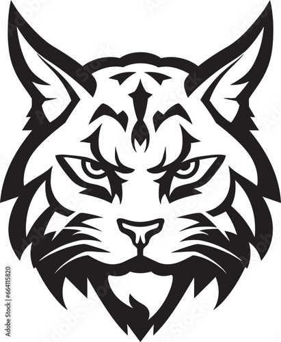 Bobcat Wild Predator Animal Vector Design A Fierce and Beautiful Wild Cat Bobcat Vector Design A Wild Predator Animal in a Vector Illustration Format