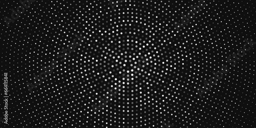 Black and white Halftone ba...