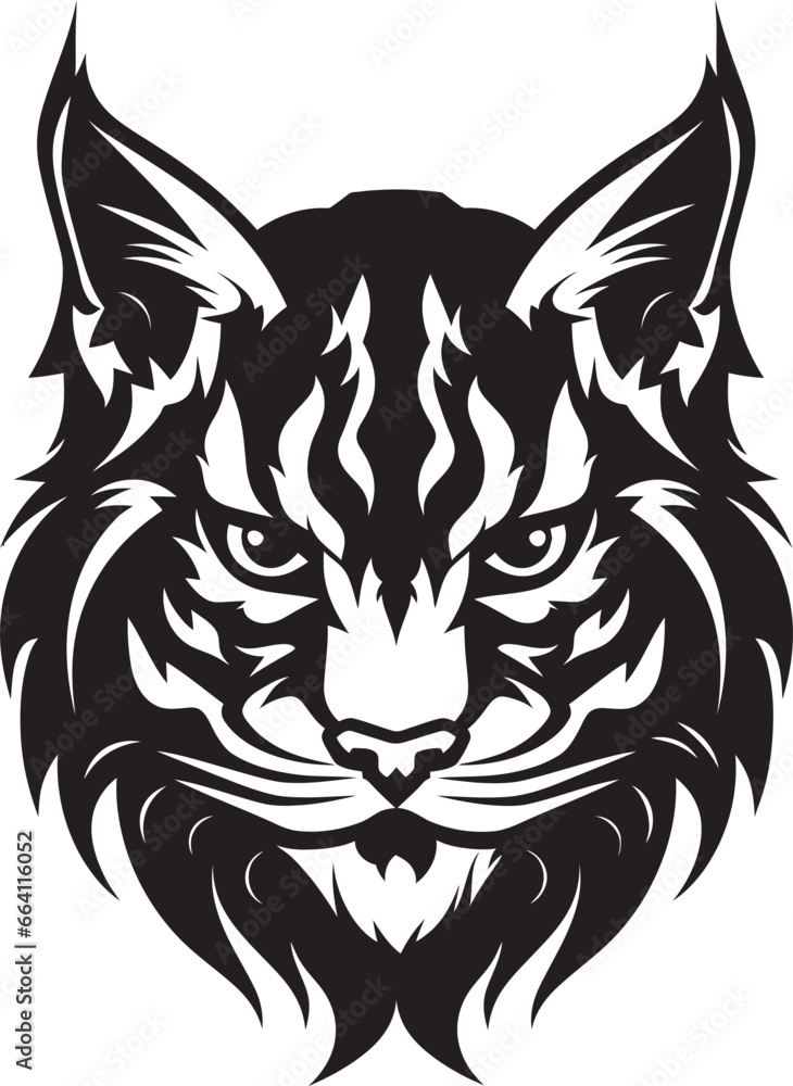Bobcat Vector Design A Wild Predator Animal in Vector Art Format Bobcat Vector A Feral Cat with a Wild Heart Bobcat Vector Design A Wild Predator Animal in Vector Art Format Bobcat Vector A Feral Cat with a Wild Heart