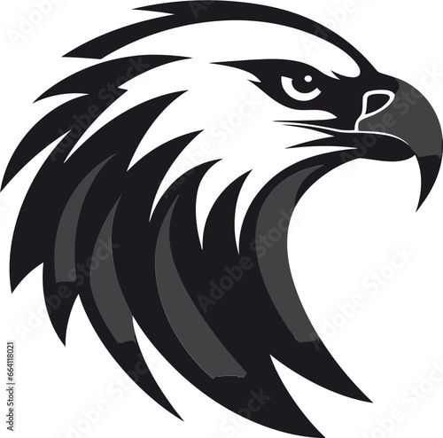 Jet Hawk Predator Logo Obsidian Hawk Predator Logo