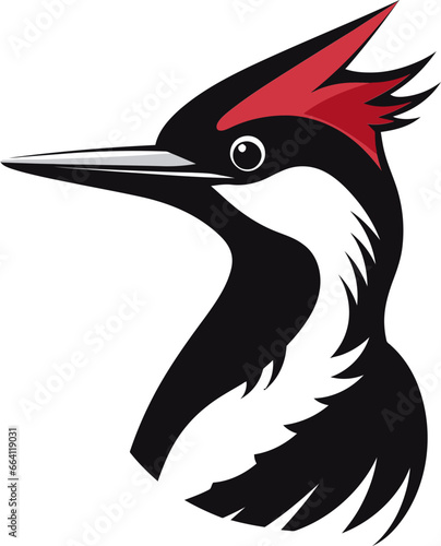 Black Woodpecker Bird Logo Design Lumberjack Woodpecker Bird Logo Design Black Lumberjack
