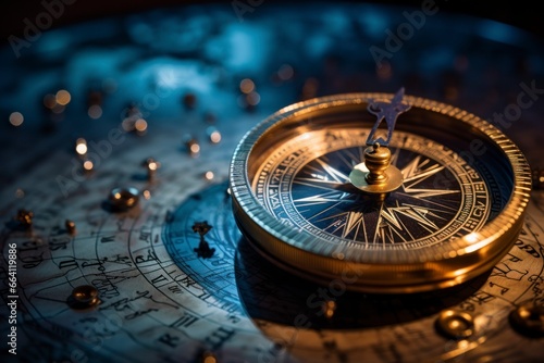 A symbolic image of a compass guiding economic decisions