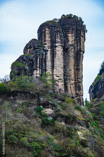 Wuyishan, Wuyishan City, Fujian Province - Yunu Peak and Jiuqu Stream photo