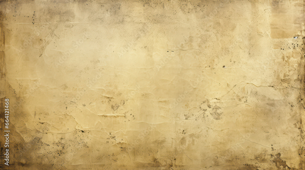 A grungy wall with a brown background