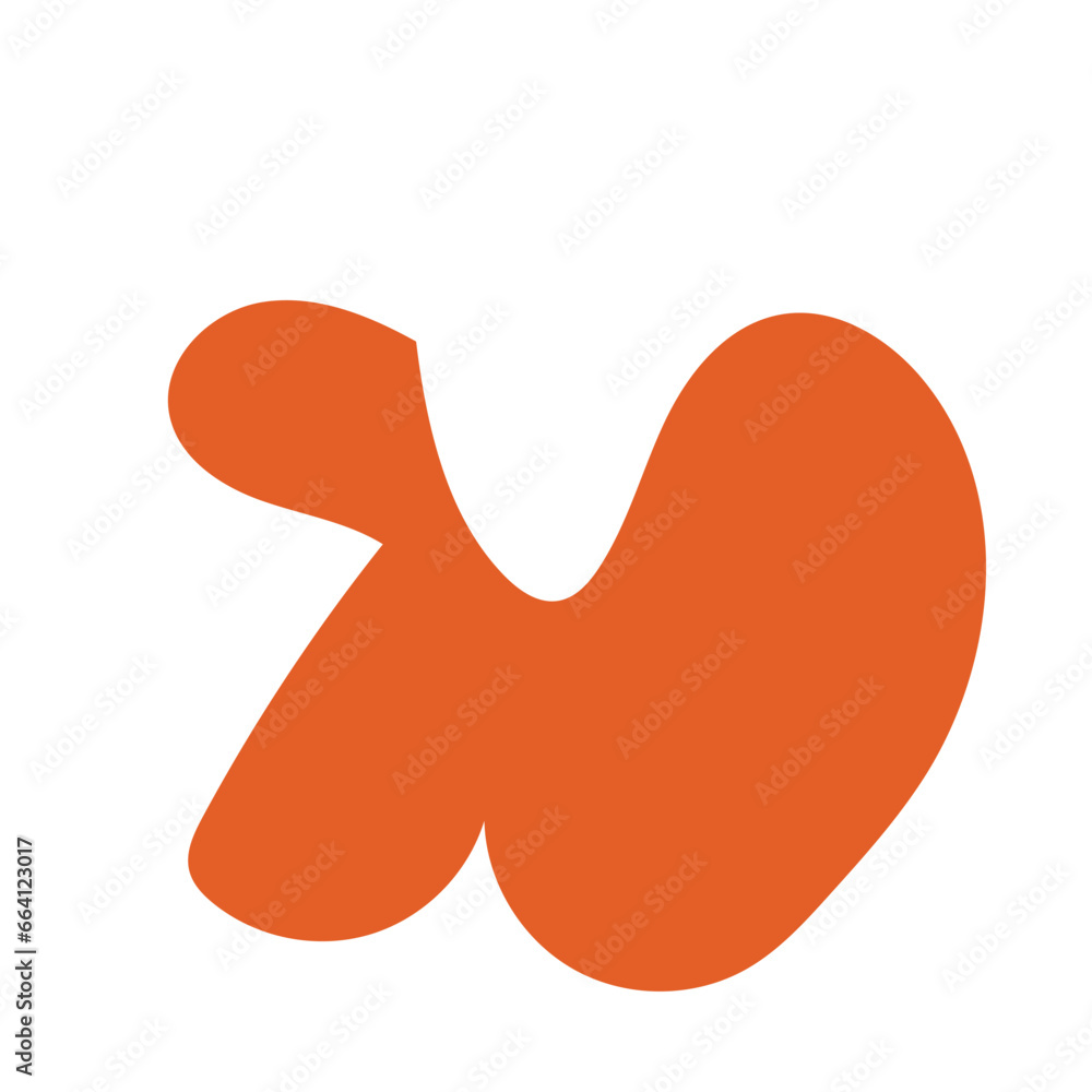 Modern simple colorful abstract shapes 