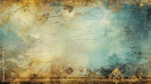 Vintage Nostalgia A Distressed Background with a Faded Design