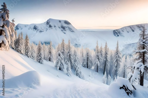 winter landscape in the mountains © zaroosh