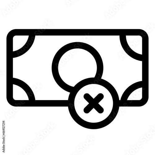 no money icon