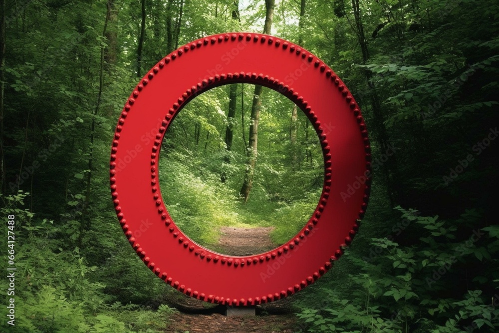 A circular target. Generative AI