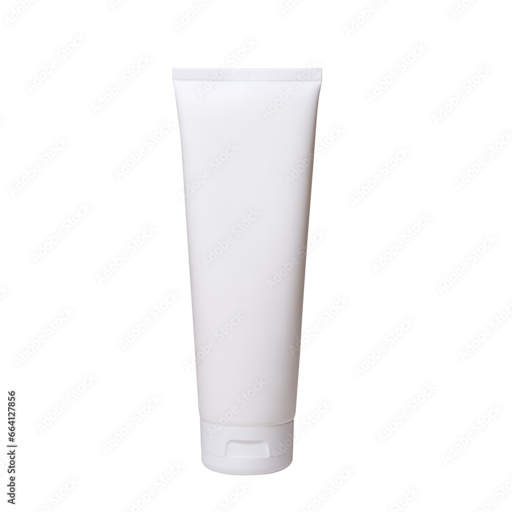 whate cosmetic tube for cream or gel mockup, transparent background whate cosmetic tube for cream or gel mockup, transparent background