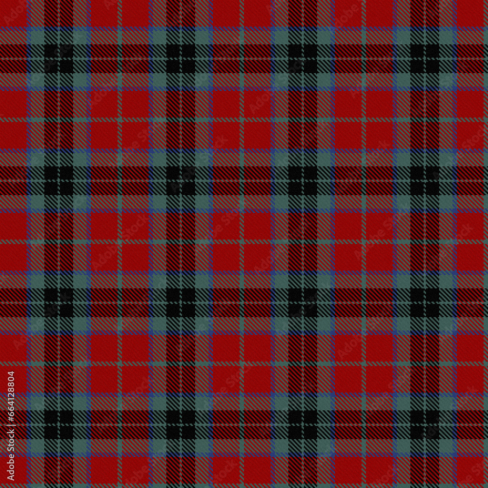 Red, Green, Black Tartan Plaid Weave - Tile Red, Green, Black Tartan Plaid Weave - Tile