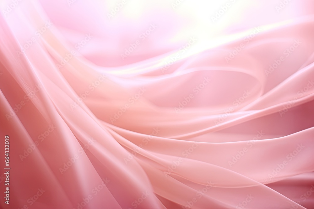 Abstract pink and purple curve and wave element. Pink decorative background with copy space. Peach fuzz - color of the year 2024
