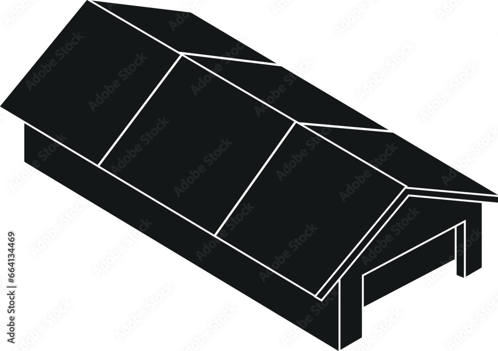 Cartoon Black and White Isolated Illustration Vector Of A Farm Barn Outhouse Cartoon Black and White Isolated Illustration Vector Of A Farm Barn Outhouse