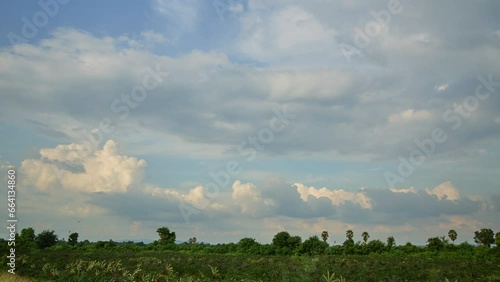 Cloud time lapse nature background