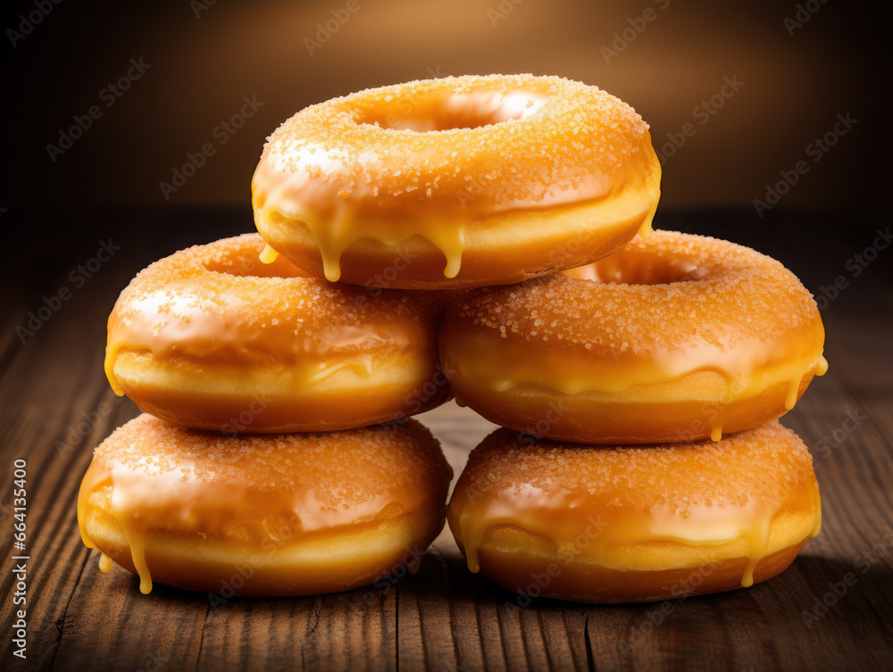 Donut Professional Studio Shot, Food Photography, Generative AI Donut Professional Studio Shot, Food Photography, Generative AI