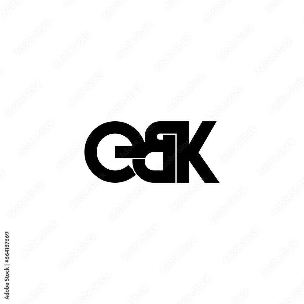 ebk lettering initial monogram logo design ebk lettering initial monogram logo design
