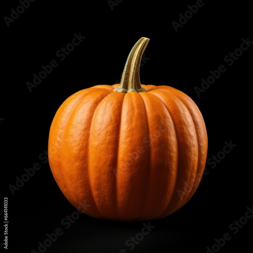 a picture of a pumpkin over a black background