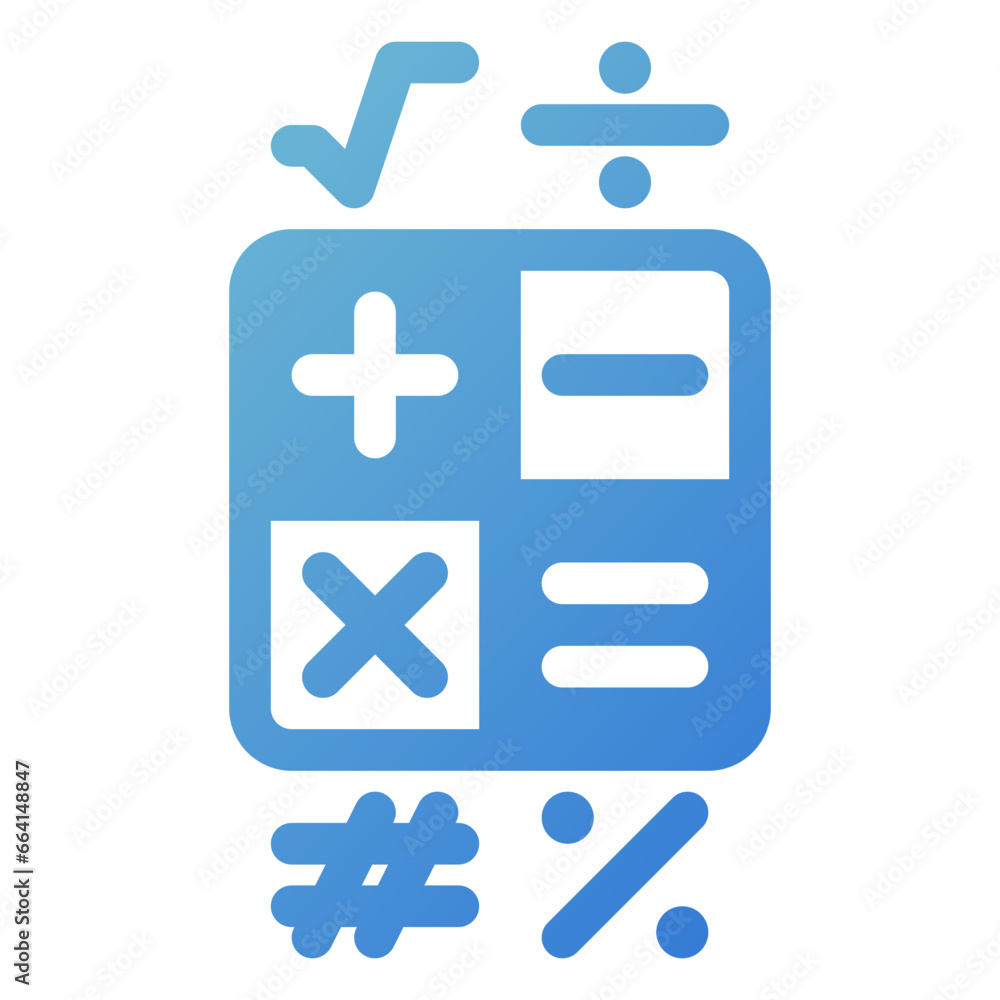 Obraz premium calculation icon