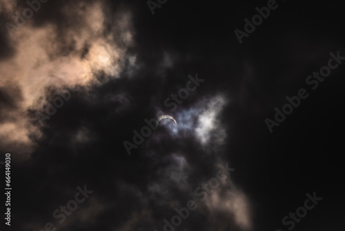solar eclipse with clouds sun eclipse