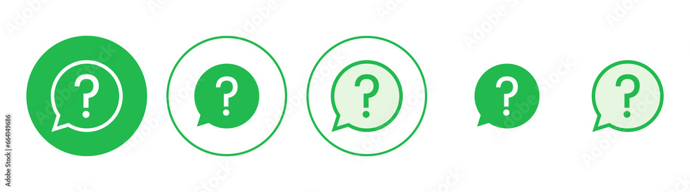 Question icon set. question mark icon vector. Question icon set. question mark icon vector.