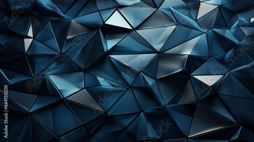 Dark Blue Polygonal Background , Background Image ,Desktop Wallpaper Backgrounds, Hd