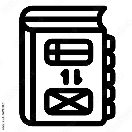 dictionary icon