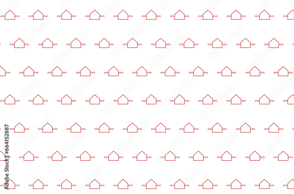 Digital png illustration of red pattern of houses on transparent background Digital png illustration of red pattern of houses on transparent background