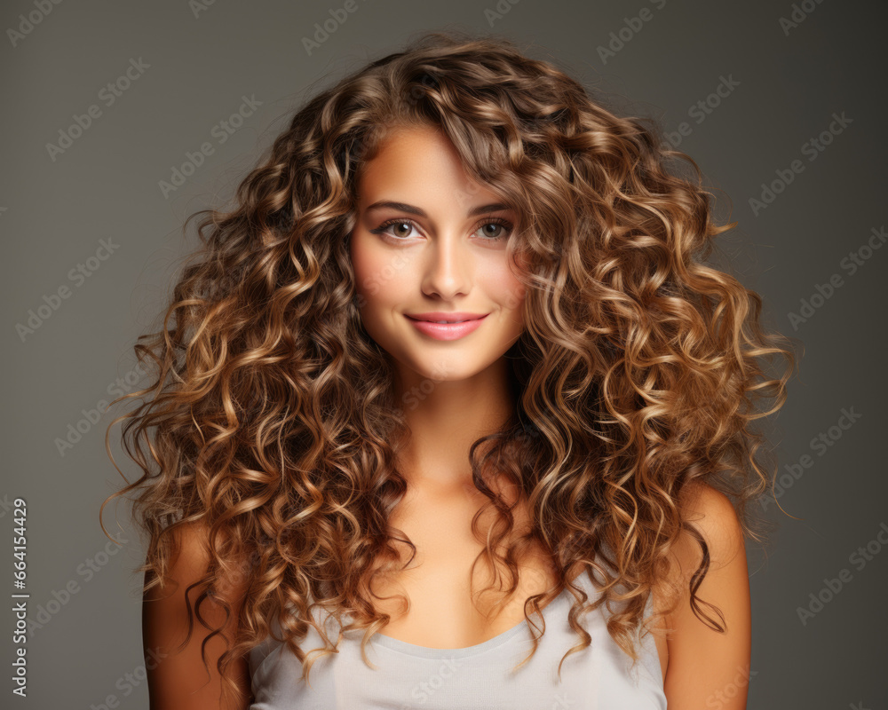 Curly Hair Model Curly Hair Model