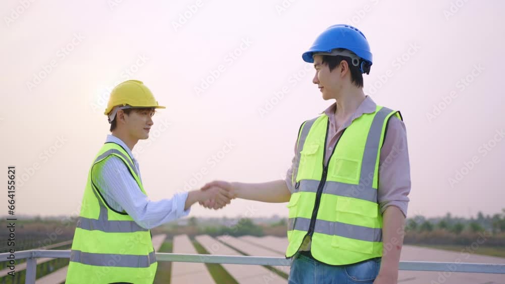 Professional engineer work to maintenance of photovoltaic panel system. Professional engineer work to maintenance of photovoltaic panel system.