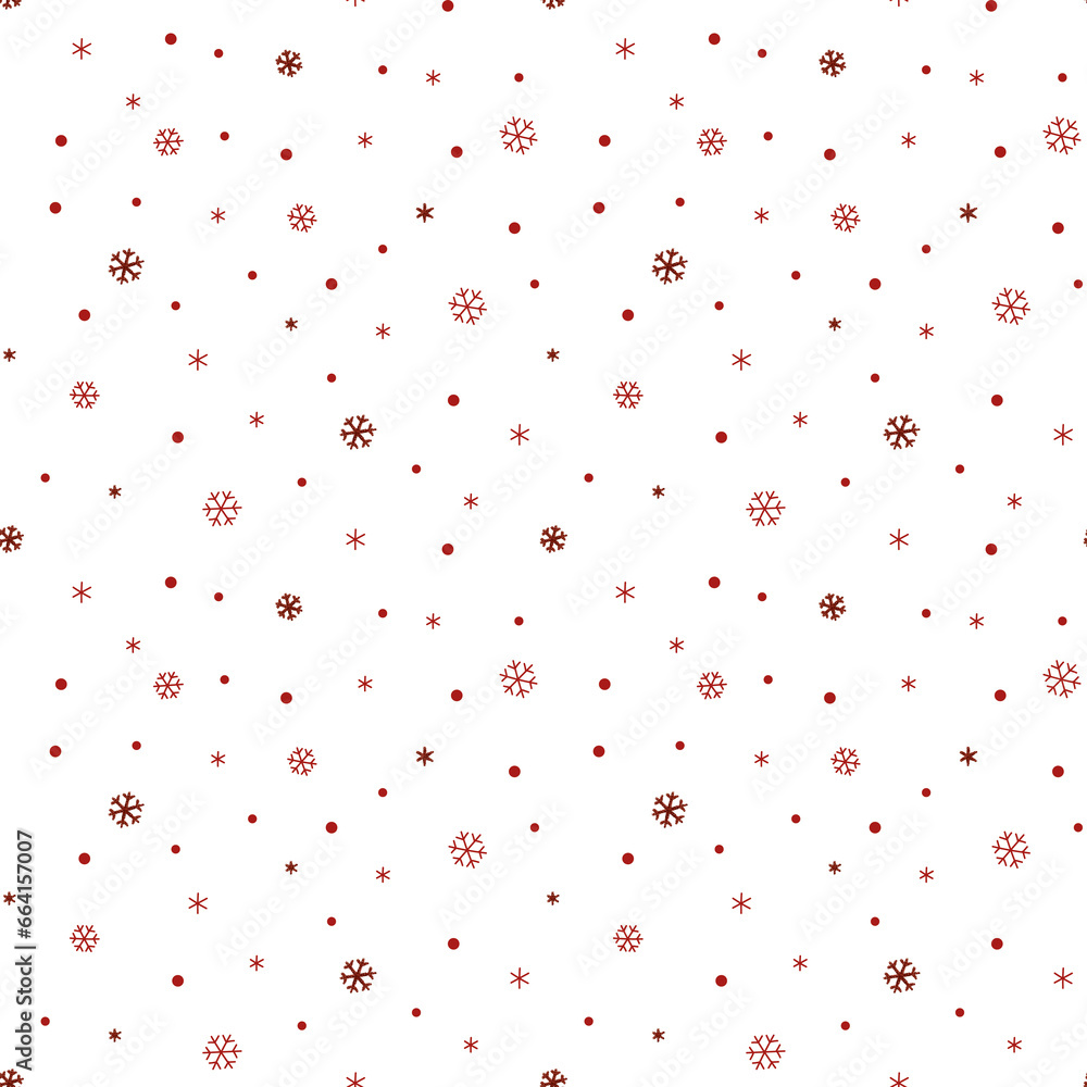 Festive Christmas Seamless Pattern Illustration Festive Christmas Seamless Pattern Illustration