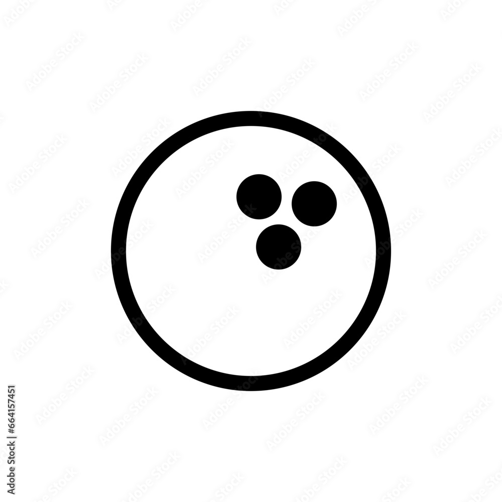 bowling ball icon