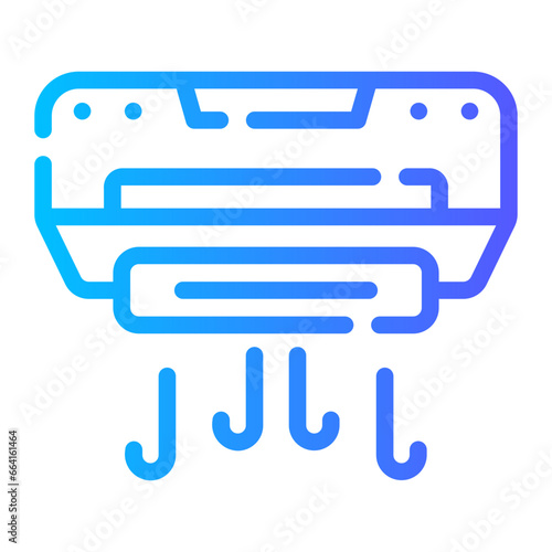 ac Line Gradient Icon