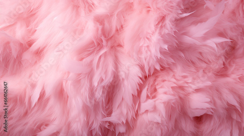 Full frame of pink fluffy texture.
