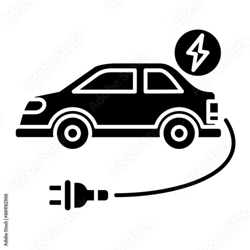 Electric Car Icon