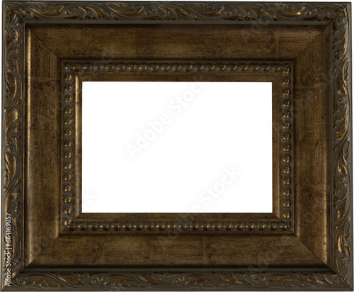 Digital png illustration of old frame on transparent background © vectorfusionart