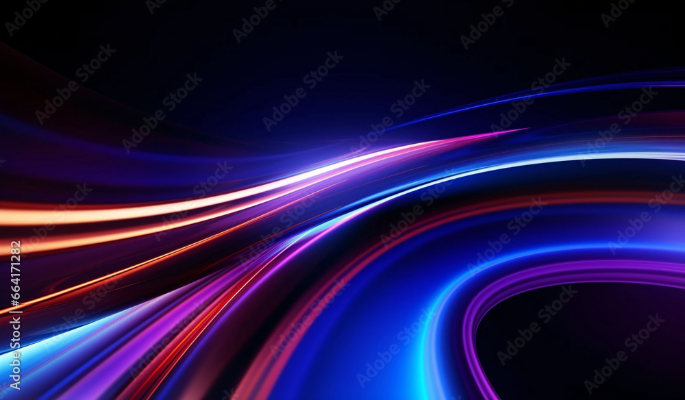 Abstract glowing rays network tech technology background concept illustration