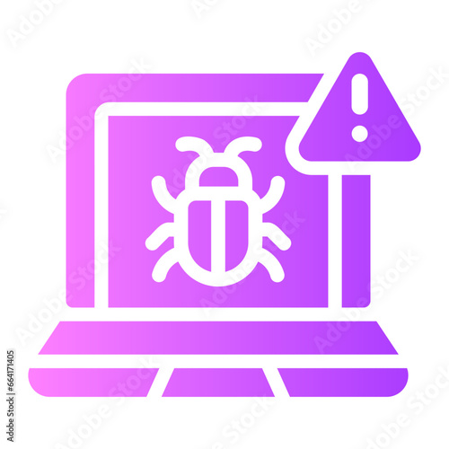 infected Line Gradient Icon