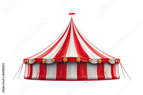 circus tent isolated on transparent background. Circus tent logo. Circus concept