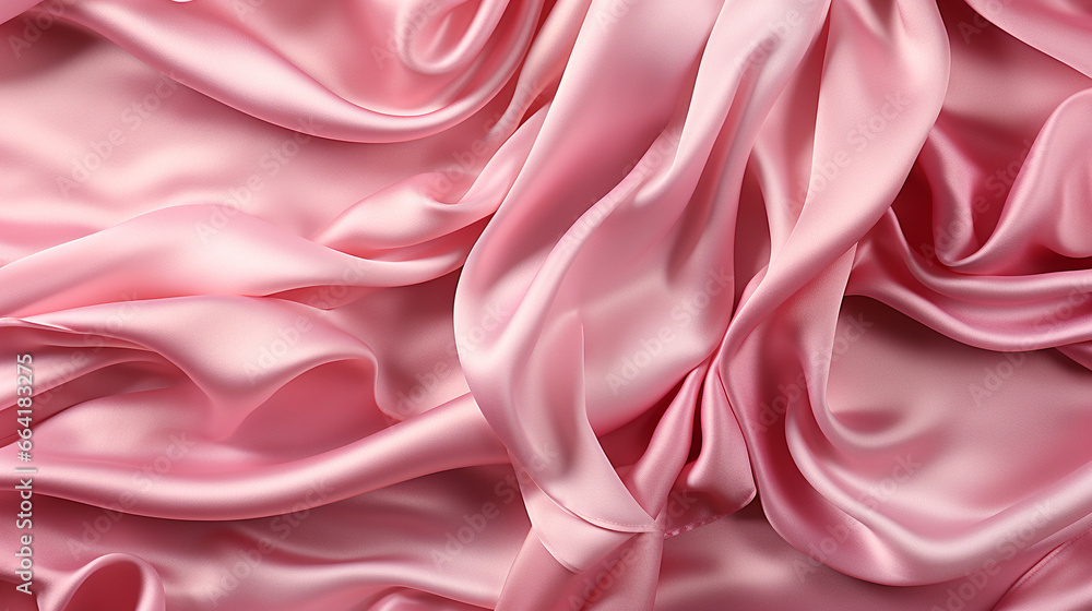 Obraz premium pink silk background HD 8K wallpaper Stock Photographic Image