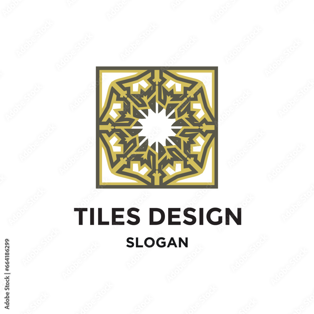 Abstract ornament template illustration vector design Abstract ornament template illustration vector design
