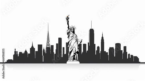 New York City Skyline Horizontal Banner