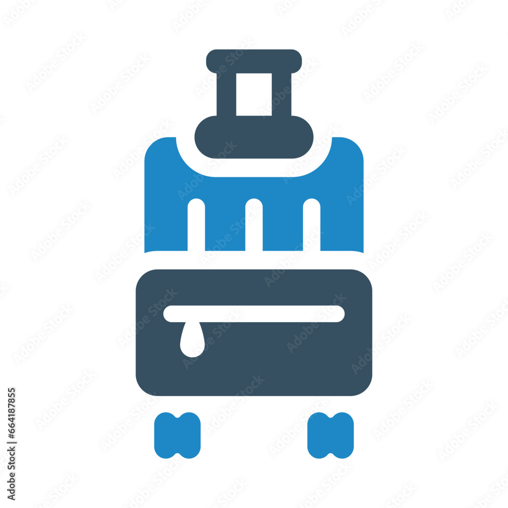 Luggage, bag icon vector illustration Luggage, bag icon vector illustration