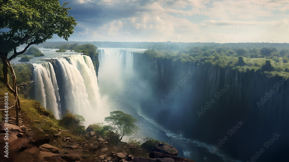 Fototapeta premium Fantastic Victoria Falls
