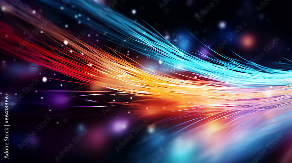 Amazing Cable Fibre Connection Fast Internet Background