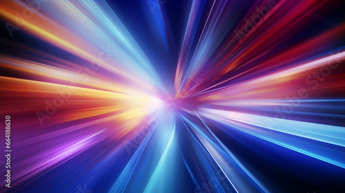 Abstract Light Speed Motion Background Fast Internet