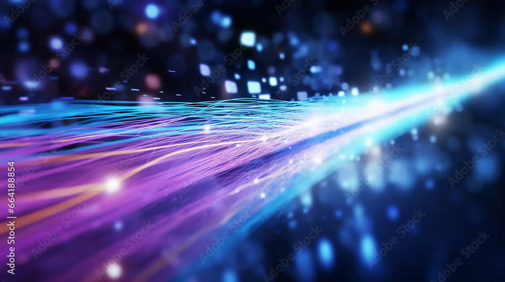 Internet Connection with Optical Fiber Concept Internet Connection with Optical Fiber Concept