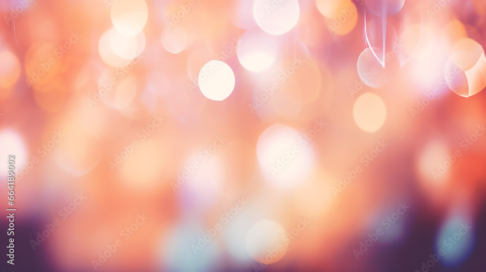Fantastic Abstract Bokeh with Soft Blurred Background Nature