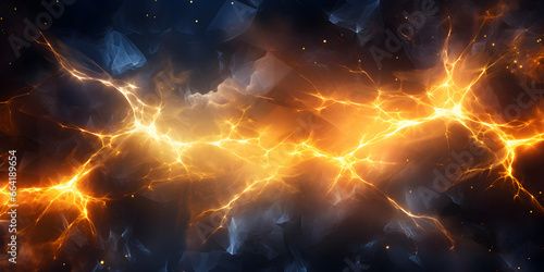 abstract bolt of electricity background art banner © sam