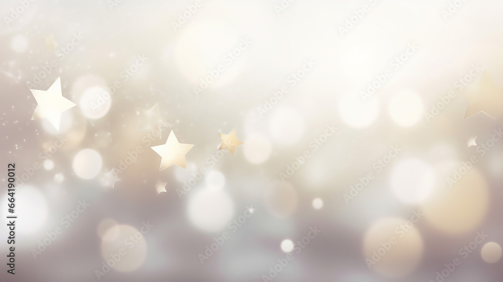 Fantastic Abstract Blur White and Silver Color Background