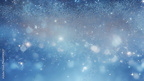 Winter Light Background with Sparkle